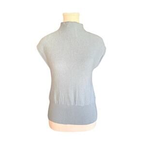 Anthropologie Cashmere Collection Sleeveless Mock Neck Sweater Small